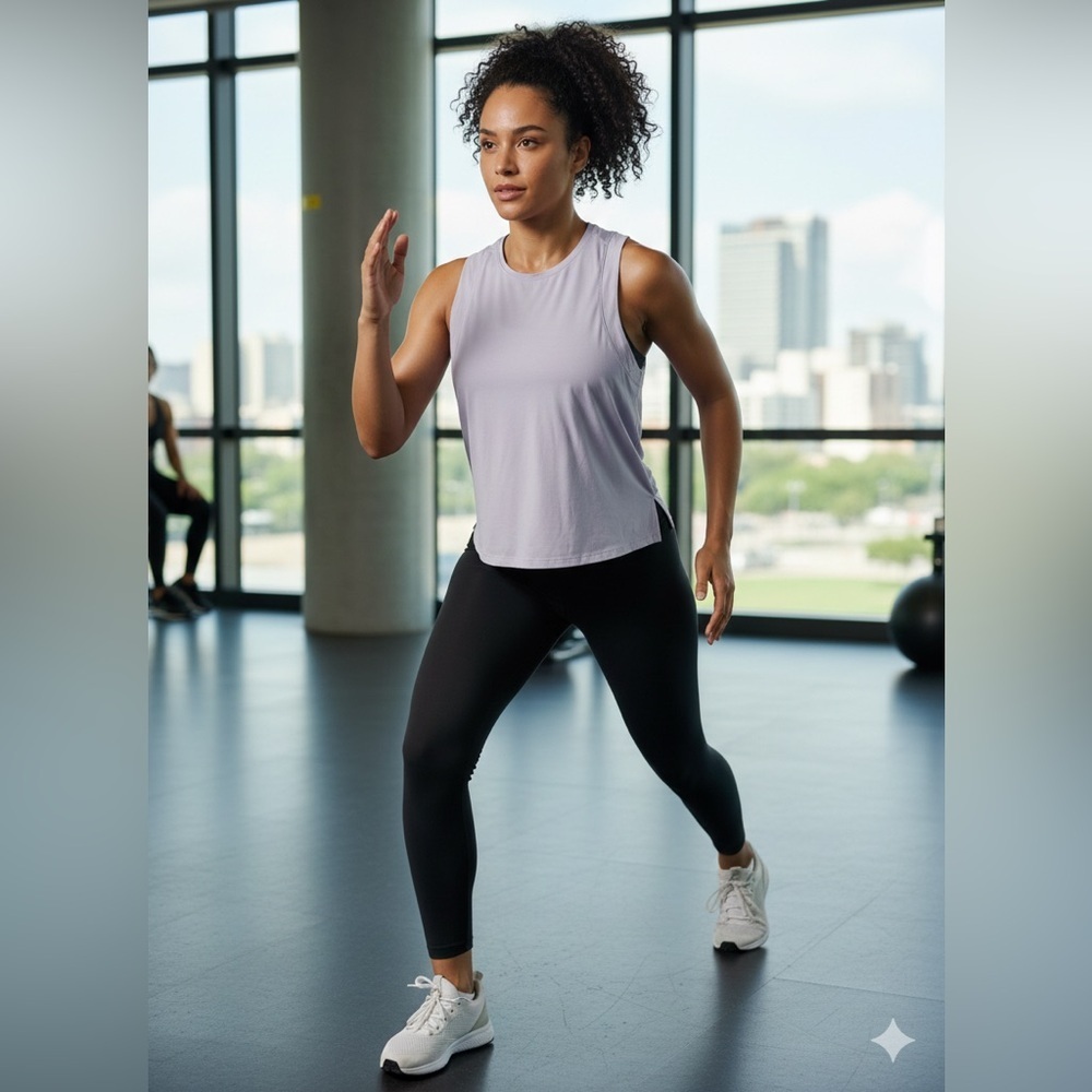 Old Navy Lavender Sleeveless Workout Top